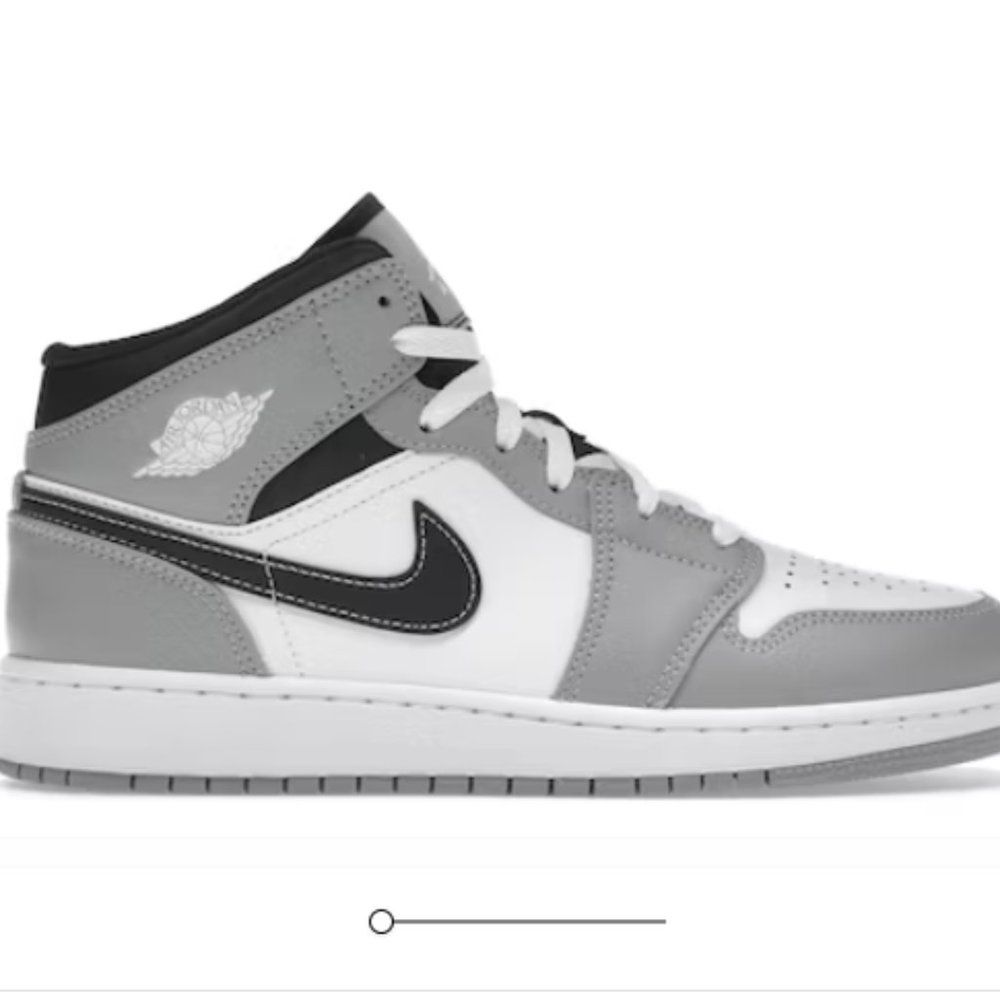 Jordan Kids Sneakers in Black, Gray, and White